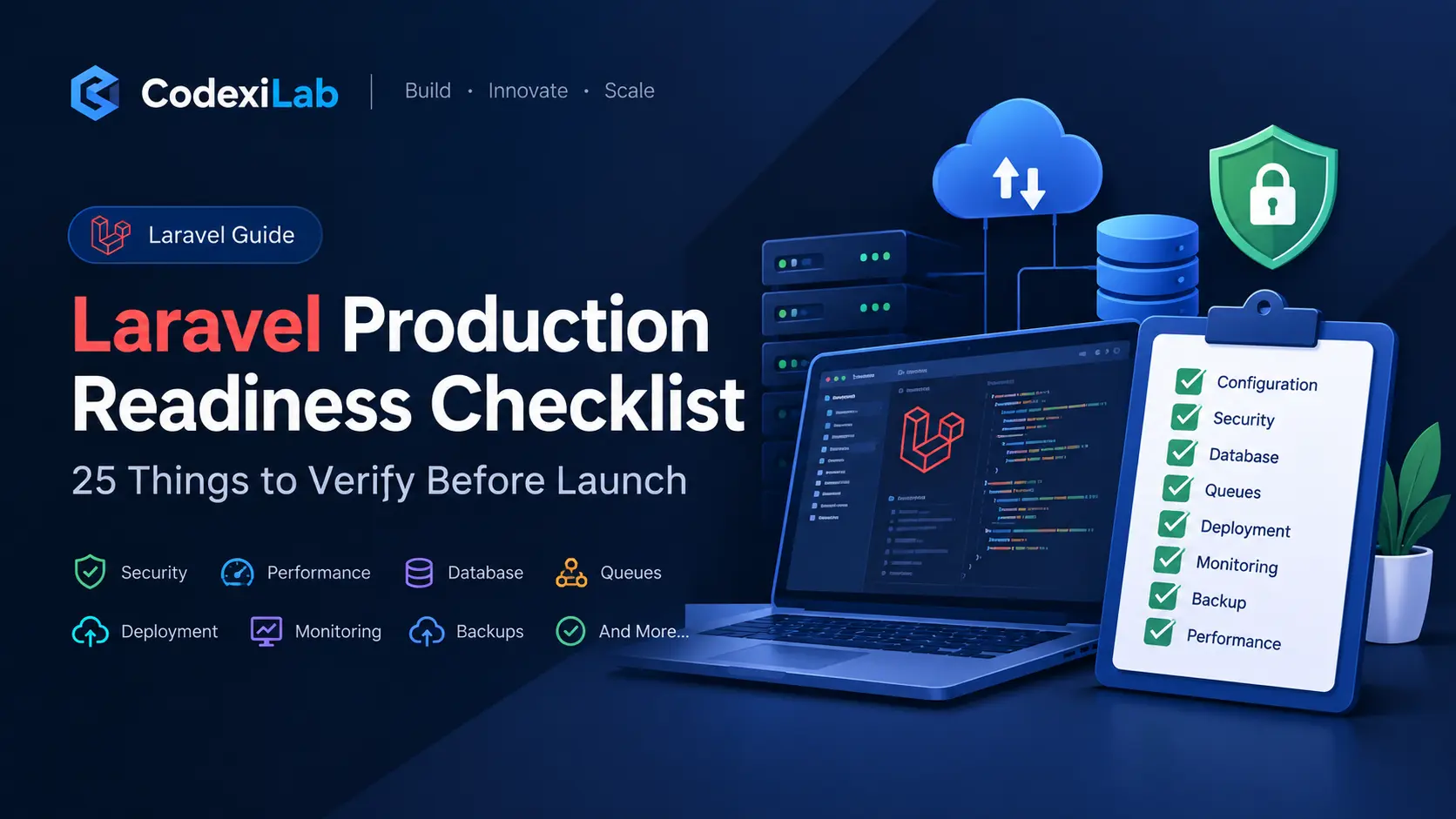 Laravel Production Readiness Checklist: 25 Things to Verify Before Launch